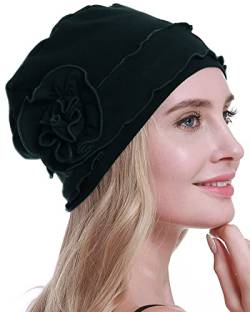 osvyo Chemo Kopfbedeckung für Damen,Turban Mütze für Frauen, Krebs Beanie Haarausfall versiegelte Verpackung DUNKELGRÜN von osvyo