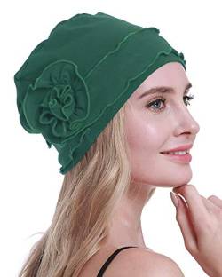 osvyo Chemo Kopfbedeckung für Damen,Turban Mütze für Frauen, Krebs Beanie Haarausfall versiegelte Verpackung LICHT-Olive von osvyo