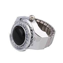 oueyfer 20 mm runde Fingeruhr, Schmuck, Geschenk, moderne Fingeruhr für Männer, Frauen, Mädchen, Jungen von oueyfer