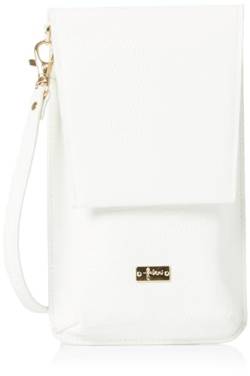 paino Women's Crossbody Mini-Bag Crossover-Body-Tasche, Weiss von paino