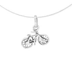 pakilia Kettenanhänger "Bicicleta" - inkl. 45cm Kette - fair trade Halskette, Handarbeit aus Mexiko, 925 Sterling Silber von pakilia