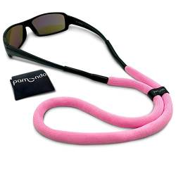 pamindo® Brillenband schwimmfähig für Wassersport & Freizeit - Sportbrillenband für Damen, Herren & Kinder - schwimmend & sicherer Halt – Rosa von pamindo