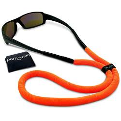 pamindo® Brillenband schwimmfähig für Wassersport & Freizeit - Sportbrillenband für Damen, Herren & Kinder - schwimmend & sicherer Halt – Signal-Orange von pamindo