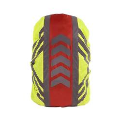 perfk Wasserdichter Rucksack-Regenschutz, Rucksacküberzüge, rutschfest, regenfest, Rucksacküberzug, staubdicht, für Outdoor-Aktivitäten, Reisen, Rot, S von perfk