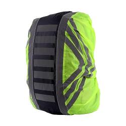 perfk Wasserdichter Rucksack-Regenschutz mit reflektierendem Streifen, Rutschfester Schnallenriemen, Faltbare, ultraleichte Rucksack-Abdeckungen für, Stil c, m von perfk