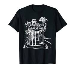 Las Vegas Strip Berühmtes Schild Vintage Souvenir Geschenk T-Shirt von peter2art Urlaub Ferien Andenken Reise Souvenir