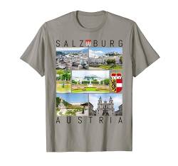 Salzburg Austria Mozart Musik Festspiele Sehenswürdigkeiten T-Shirt von peter2art Urlaub Ferien Andenken Reise Souvenir