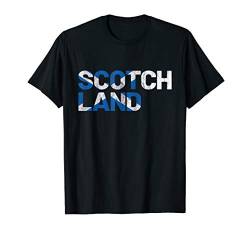 Schottland Flagge Scotch Whiskey lustige Typografie Geschenk T-Shirt von peter2art Urlaub Ferien Andenken Reise Souvenir