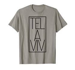 Tel Aviv Israel Bauhaus-Stil Reisende Nachtleben Geschenk T-Shirt von peter2art Urlaub Ferien Andenken Reise Souvenir