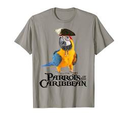 Parrots Of The Caribbean Papagei Piraten Halloween Kostüm T-Shirt von peter2art einzigartiges Tier-Illustration Geschenk