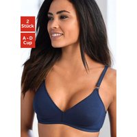 Witt Weiden Damen Bralette-BH marine+weiß von petite fleur