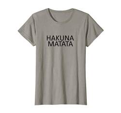 Damen Hakuna Matata T-Shirt Damen von philne1992