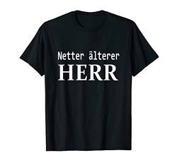 Herren Netter Älterer Herr T-Shirt von philne1992