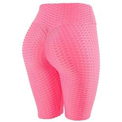 piannao Damen Gym Leggins Hohe Taille Kompressions Push Up Leggings Frauen Honeycomb Fitnesshose von piannao