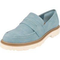 piece of mind. Damen Schuhe Komfort Loafer Halbschuhe Slipper 242-764 Jeans Loafer von piece of mind.