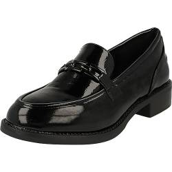 piece of mind. Damen Schuhe Loafer Halbschuhe Slipper 242-778 Schwarz Lack (Numeric_42) von piece of mind.