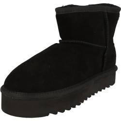 piece of mind. Damen Schuhe Plateau Winter Leder Boots 264-713 gefüttert (Black, EU Schuhgrößensystem, Erwachsene, Numerisch, M, 39) von piece of mind.