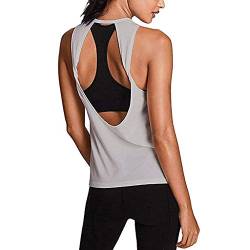 Pitashe Damen Tops Süß Armellos Rückenfrei Bewegung Yoga Weste Mode Damen Sommer T-Shirt Crop Tops Tank Tops Party Oberteile Bluse Camisole Hemd Bekleidung Vest Bauchfrei Tunika Clubwear Shirts von pitashe Tops