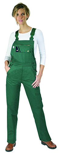 pka Damen Latzhose, 100% Baumwolle,elastische Träger,verschiedene Farben von pka