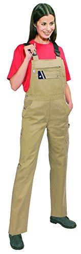 pka Damen Latzhose, 100% Baumwolle,elastische Träger,verschiedene Farben von pka