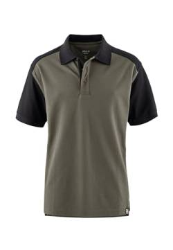 pka Polo-Shirt Premium, Oliv/schwarz, Größe 3XL von pka
