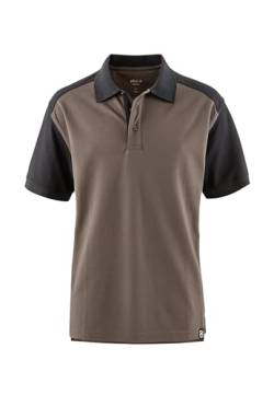 pka Polo-Shirt Premium, Schlamm/schwarz, Größe L von pka