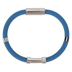 Antistatik-Armband,Antistatik-Armband mit vier Ringen,Silikon-Antistatik-Armband,Körperstatik beseitigen,Silikonstatik-Anti-Armband für Wintersport(Blau) von plplaaoo