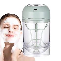 Marshmallow-Peitsche-Hersteller - Elektrisches Gesichtsblasen-Maker-Hautpflege-Shampoo | Gesichtswasch- und Hautpflegeshampoo, Gesichtsreinigungsgerät mit Schaumbecher, sanft und effektiv Pologmase von pologmase