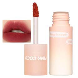 Matter Lipgloss | Samtiges, feuchtigkeitsspendendes, pralleres Lippen-Make-up - Pigmentierter, langanhaltender Lipgloss, Lippenfüller-Make-up, weiche, matte Lippencreme, Lippenstift-Glanz, Pologmase von pologmase