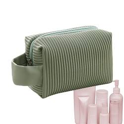 Schminktasche - Reisekosmetiktasche - Make-up-Koffer mit großem Fassungsvermögen und tragbarem Griff für Hautpflege-Toilettenartikel, Shampoo, Geburtstagsgeschenke für Frauen und Mädchen Pologmase von pologmase