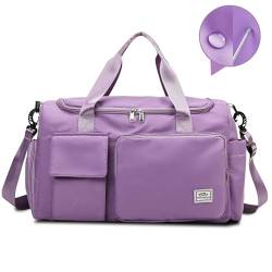 Doppelte Taschen für nasse und trockene Reisetasche, Violett von pozzolanas