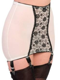 premier lingerie Pearl Shapewear Longline Girdle mit Strumpfhaltern (PLpg6PE) [UAE] Gr. X-Large, pearl von premier lingerie