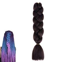 prinfantasy Braid Extensions Pferdeschwanz Verlängerung mit Haargummi Lang Ponytail Geflochten Kunsthaar Haarverlängerung Zopf Haarteil für Damen Frauen, BZ003 von prinfantasy