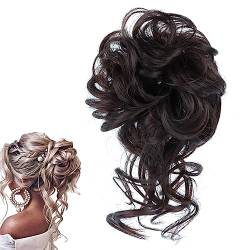 prinfantasy Haarteil Hair Extensions Haarknoten Verlängerung Synthetisches Brötchen Haarschmuck Einfach Scrunchie für Frauen, FQ004 von prinfantasy