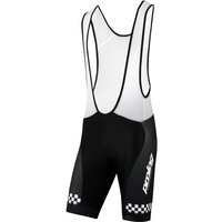 prolog cycling wear Bikerhose Fahrradhose Herren kurz Sommer „Integrated Energy Black“ Rennradhose 8 Std. Radmarathon Sitzpolster, bequeme luftdurchlässige Netzträger von prolog cycling wear