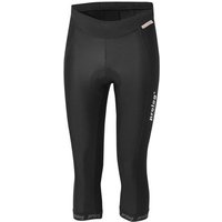 prolog cycling wear Fahrradhose Damen Fahrradhose Damen ¾ lang Sommer „easy fit 2-Black“ ohne Träger 8 Std. Radmarathon Sitzpolster, baut sich immer wieder auf von prolog cycling wear