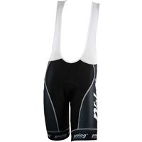 prolog cycling wear Fahrradhose Fahrradhose Herren kurz Sommer „Prolog Black bib 1“ mit Trägern 8 Std. Radmarathon Sitzpolster, bequeme luftdurchlässige Netzträger von prolog cycling wear