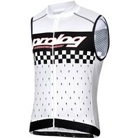 prolog cycling wear Radtrikot Herren Fahrradtrikot ärmellos „Integrated Energy White“ von prolog cycling wear