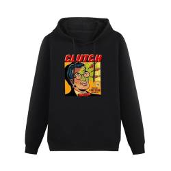 propr Clutch Band X-Ray Vision Long Sleeve Hoody with Pocket Sweatershirt Hoodie Black XL von propr