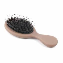 Haarbürste, niedlicher entwirrender Haarkamm, trockene und nasse glatte Haarbürste, breiter Zahn-Massagekamm, kleines Haar für dicke Kurbürste auf Reisen von pulunto