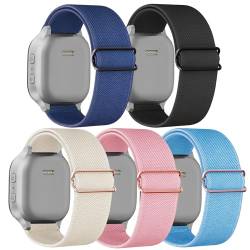 Gabb-Watch Synup-Watch Gizmo-Watch Armband für Kinder – 5 Stück, Nylon, elastische, verstellbare Ersatzbänder für Gizmo Watch 3, 2, 1, Gabb Watch 3, 2, 1, Synchronisation, Kinder-Uhrenarmband für von pupvus