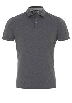 Pure h. Tico Herren 3393-92930 Pure Functional Polo Knopf Slim fit Halbarm Polohemd, Uni anthrazit, S von pure h. tico