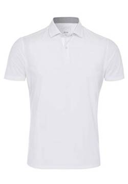 pure h. tico Pure Functional Polo Knopf Slim fit Halbarm Uni Weiß XL von pure h. tico