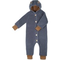 pure pure by BAUER Plüschoverall Warmer Baby Wollwalk Overall mit Kapuze GOTS zertifziert von pure pure by BAUER