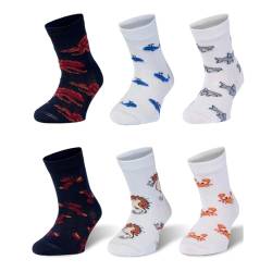 purrfull Kleinkind Kindersocken Socken Jungen Mädchensocken Jungensocken 6 Paare Socken Mädchen Sportsocken Für Kinder Kleinkinder Atmungsaktikve Kinderstrümpfe 6 Pack von purrfull