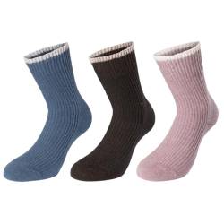 purrfull Warme Angora Wollsocken Damen Wintersocken Frauen Wandersocken Für Damen Wollsocken One Size Angora Blend Damensocken (POLSO Box A) von purrfull