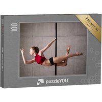 puzzleYOU Puzzle Frau beim Stangentanz, 100 Puzzleteile, puzzleYOU-Kollektionen Erotik von puzzleYOU