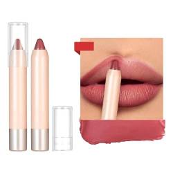 Lippenfleckenmarker | Lippenstift 20g Bleistift - Hochpigmentierter, wischfester 20-g-Lippenstift, 8 natürliche Farben für das Make-up von Frauen Puzzlegame von puzzlegame