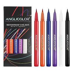 Mattes Eyeliner-Stift-Set,Schweißresistenter Eyeliner ohne Irritationen - Make-up-Zubehör für Mädchen für Bühnenauftritte, Zusammenkünfte, Halloween-Partys, Verabredungen, Reisen Puzzlegame von puzzlegame