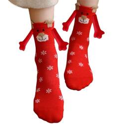 Socken Mit Magnetarmen | Halloween/Weihnachten Händchen Halten Socken | Unisex Lustige Paare Magnetische Socken | Magnetische Socken Mit Händen Geschenke Für Damen Und Herren von puzzlegame